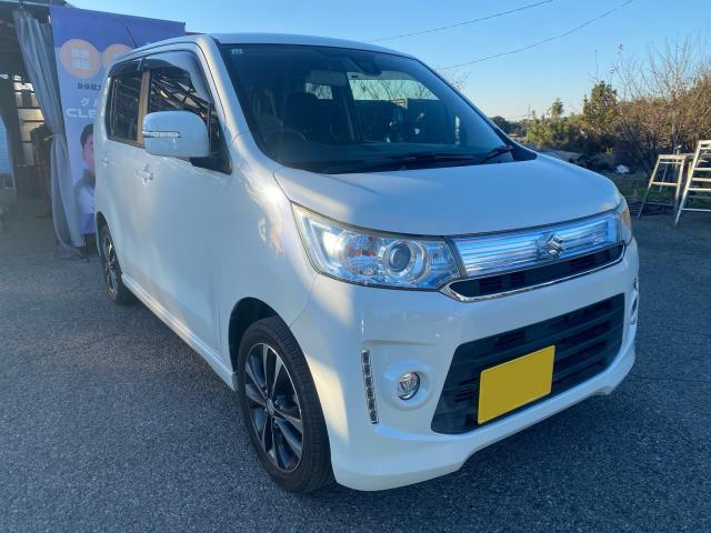 スズキ　ワゴンＲスティングレー　内装品取付　ステアリング交換　ハンドル交換　お持ち込み　持ち込み大歓迎