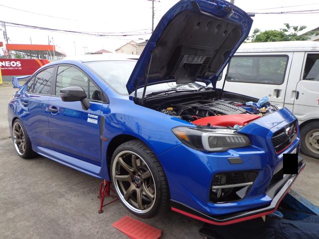 WRX　S4　WAKOS　RECS施工、オイル交換