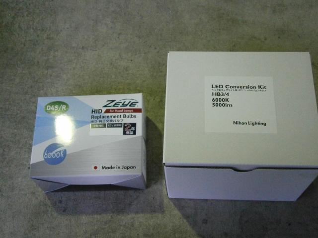 トヨタ　ヴェルファイア　GGH20W　Nihon　Lighting製　HIDバルブ　LEDフォグバルブ　LEDポジションバルブ　取付　松伏町