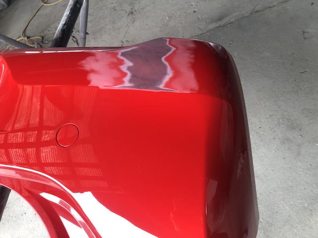 トヨタ　パッソ
バックドア　リアバンパー　鈑金塗装修理　入庫