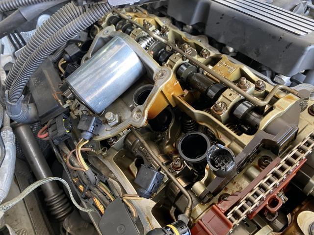 BMW 320i E91 エンジン警告灯　バルブトロニックモーター交換　スパークプラグ交換　コンピューター診断　故障修理　故障診断　八千代市
