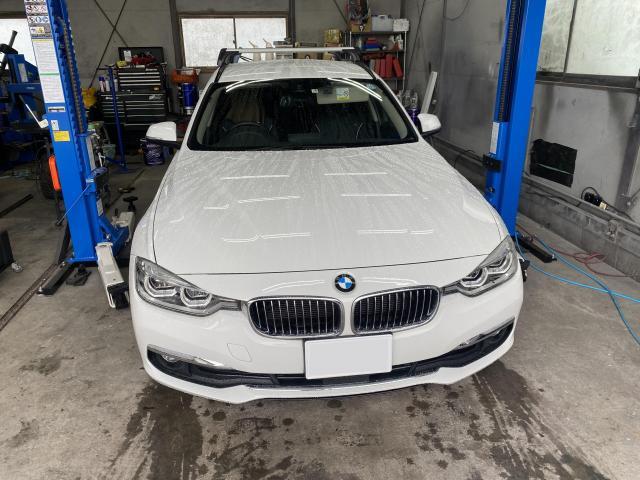 BMW 320d F31  法定12ヶ月点検　エンジンオイル交換　コンピューター診断　車検　法定点検　故障診断　修理　整備　八千代市