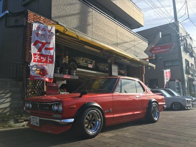 中古車ex レッドメガフォン ハコスカ ケンメリ S30フェアレディ ローレル 旧車専門店 東京都の練馬区の中古車販売店