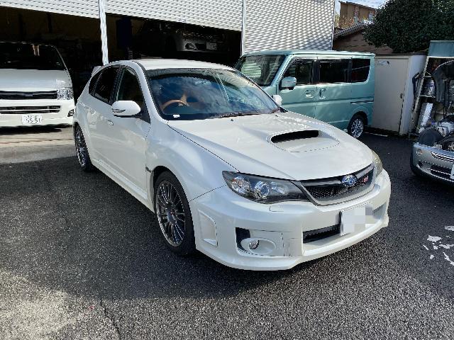 スバル　GRF インプレッサ　WRX STI カーナビ入れ替え　バックカメラ取り付け