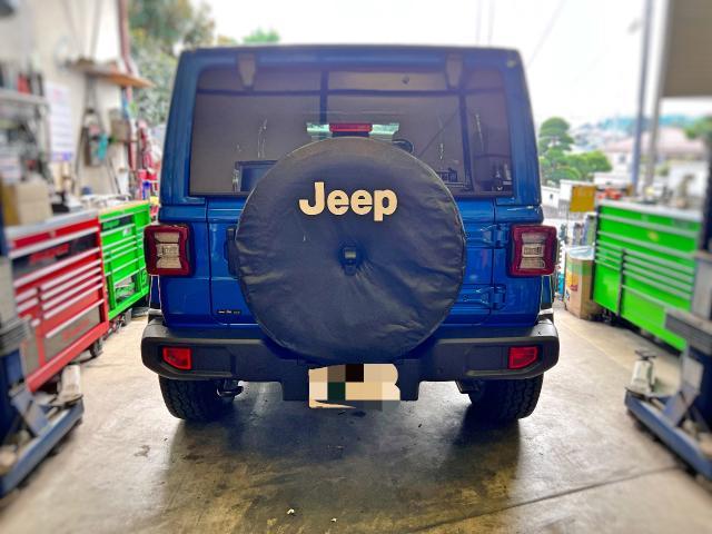 JEEP JLラングラー サハラ 特別限定車 前後バンパー交換