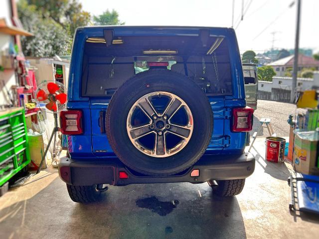 JEEP JLラングラー サハラ 特別限定車 前後バンパー交換