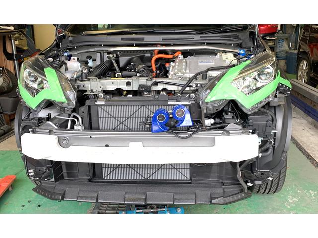 日産ノートe-Power NISMO S　ドライビングフォグライト、抵抗付LEDウンイカー
バルブ交換作業