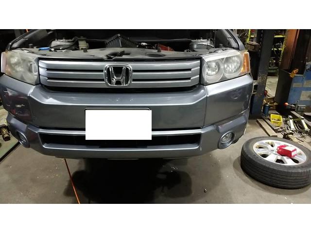 RD4　CR-V　フロント　リヤ一台　ローター研磨　ブレーキパッド　藤沢市　