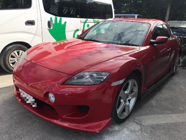 マツダ RX-8  塗装 修理 三浦 アースファクトリー