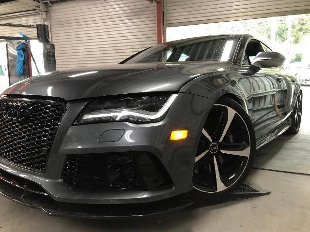 Audi RS7 usマーカー 取り付け　アースファクトリー　横須賀　三浦