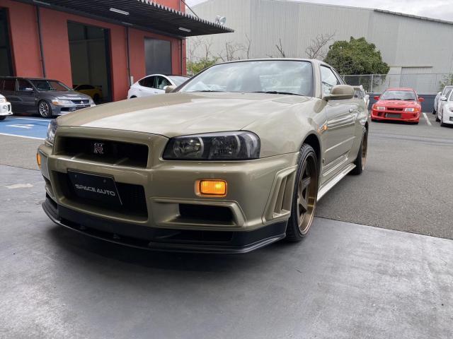 日産　スカイラインGT-R　R34　NISMOエアロ取り付け　