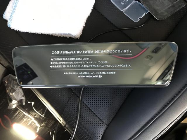 アルファード　ドラレコ取付　ミラー型　