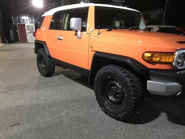 FJクルーザー　タイヤ交換　265/70R17