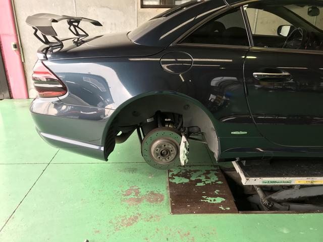 ベンツ　SL55　タイヤ交換　305/25ZR20