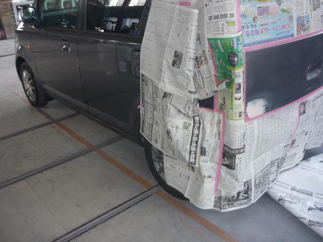 三菱　EKワゴン板金塗装