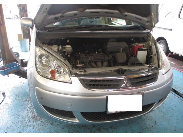 コルト 車検 ブレーキパッド モードコントロールワイヤー 交換 [吉田町 石田自動車]