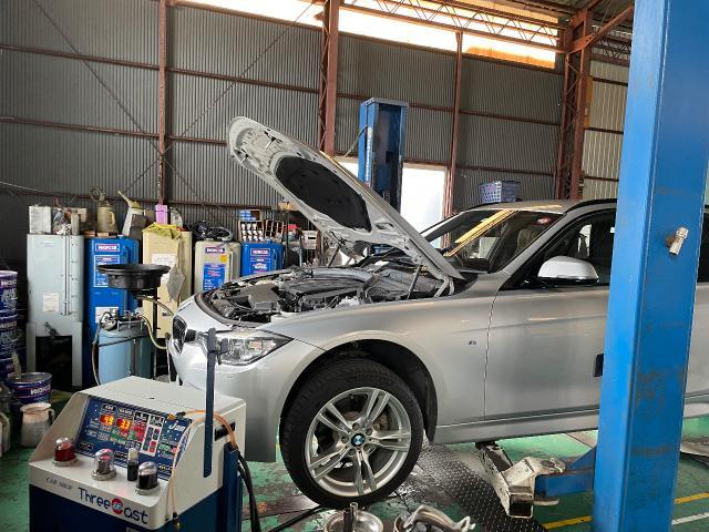BMW オートマオイル　圧送交換　トルコン太郎