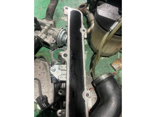 三菱　デリカＤ：５　吸排気系修理・整備　インテーク　ドライアイス洗浄