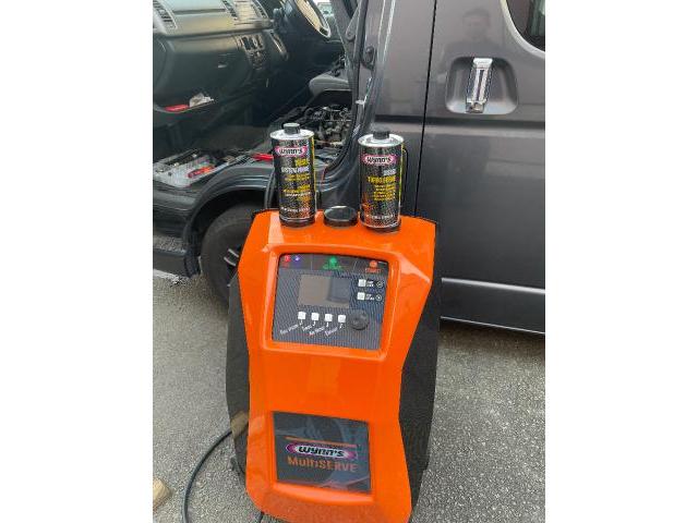 トヨタ　ハイエースバン　吸排気系修理・整備　Wynn&rsquo;sマルチサーブ施工　