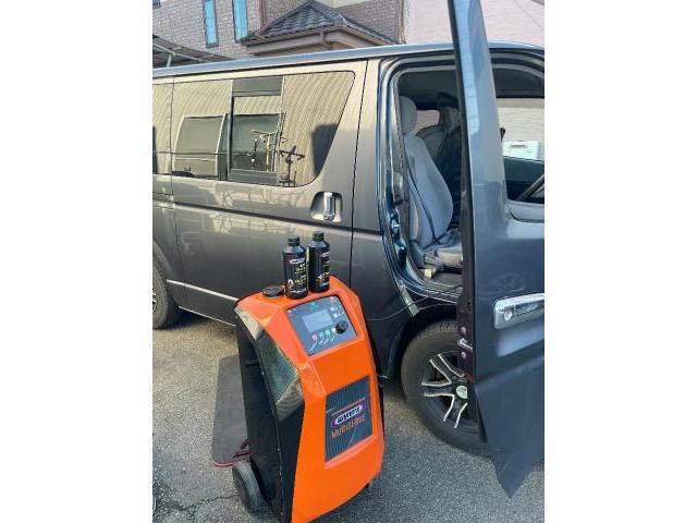 トヨタ　ハイエースバン　吸排気系修理・整備　Wynn&rsquo;sマルチサーブ施工　