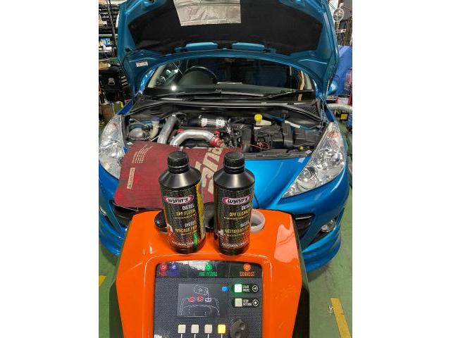 プジョー　２０６　吸排気系修理・整備　Wynn&rsquo;sマルチサーブ　