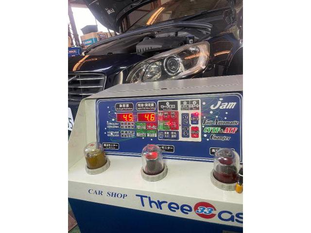 ボルボ　Ｖ６０　ミッション・駆動系修理・整備　トルコン太郎によるオートマオイル圧送交換