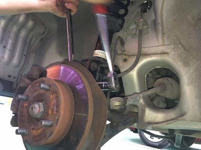 Keiのサスペンションを4本交換しました。