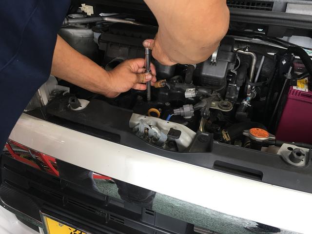 タントカスタムのプラグ交換をしました。