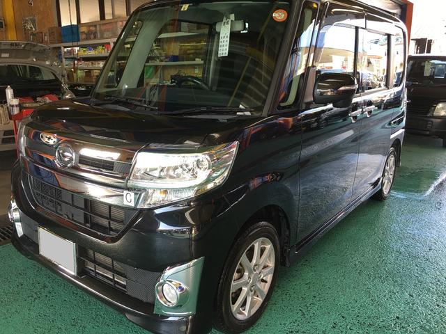 タントカスタムの鈑金塗装をしました。