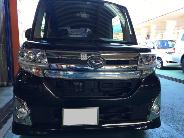 タントカスタムの鈑金塗装をさせて頂きました。