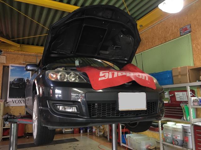 アクセラの車検をさせて頂きました。