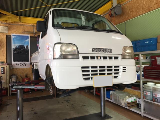 キャリイトラックの車検をさせて頂きました。