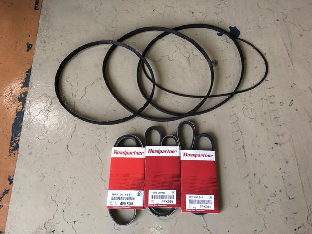 ステップワゴンのベルトを交換させて頂きました。