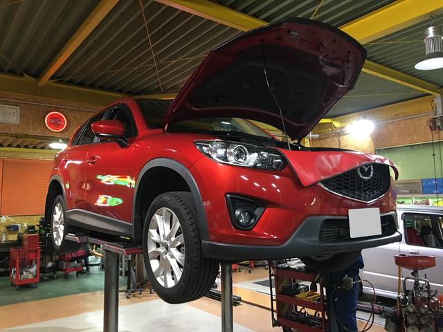 CX-5のオイル交換をさせて頂きました。