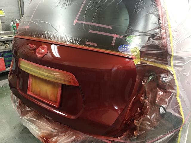 ノートの鈑金塗装をさせて頂きました。