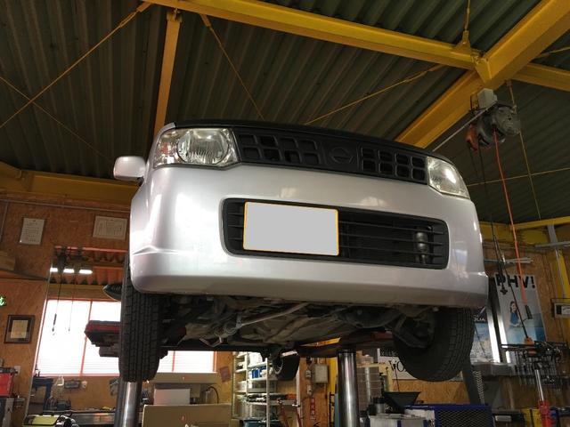 オッティのマフラー交換をさせて頂きました。