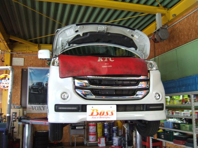 ご購入頂いたスペーシアカスタムZの納車整備（法定点検）をさせて頂きました。