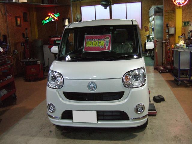 ご購入頂いたムーヴキャンバスの納車前にナビとドラレコの取付をさせて頂きました。