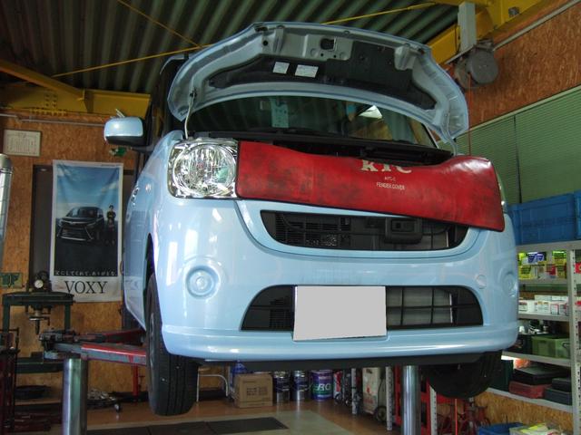 ムーヴキャンバスの車検をさせて頂きました。