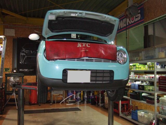 アルトラパンの車検をさせて頂きました。