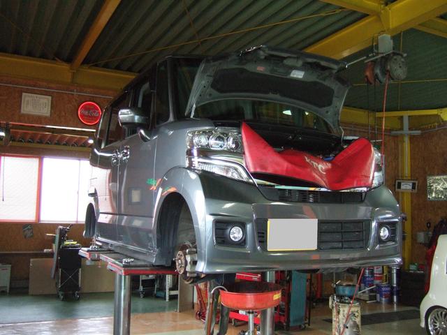 Ｎ-ＢＯＸカスタムの法定点検をさせて頂きました。