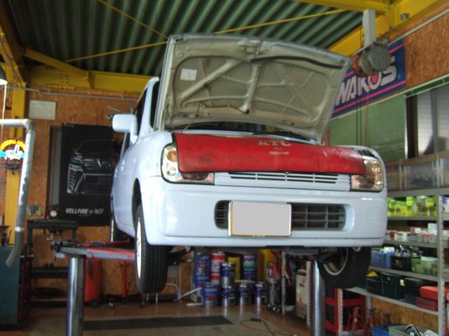 アルトラパンの車検をさせて頂きました。