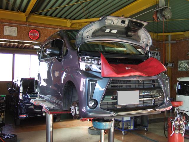 ムーヴカスタムの法定点検をさせて頂きました。