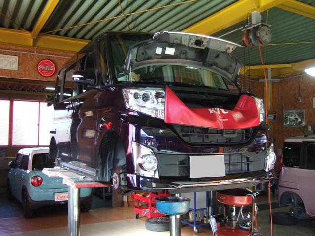 タントカスタムの法定点検をさせて頂きました。