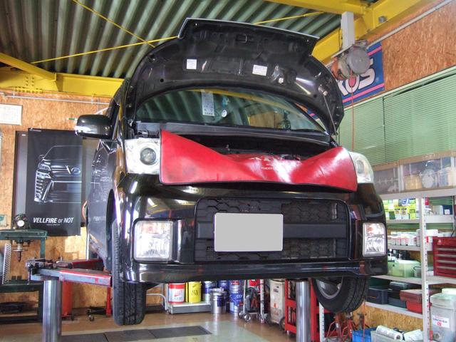 ムーブカスタムの車検をさせて頂きました。