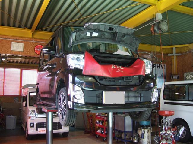 タントカスタムの車検をさせて頂きました。