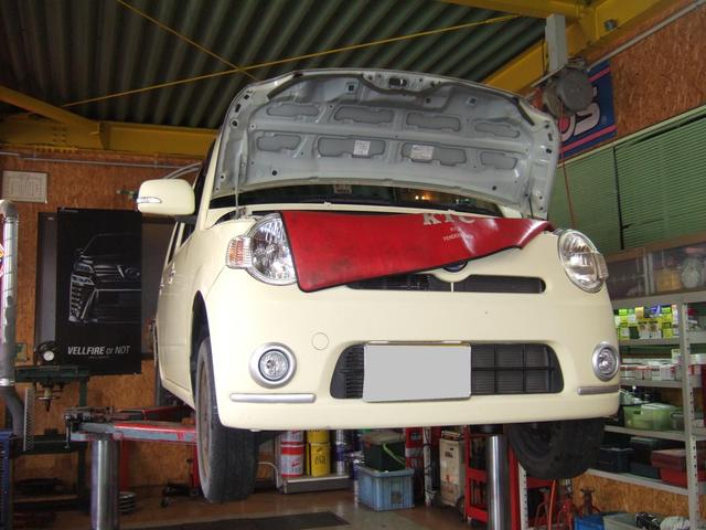 ミラココアの車検をさせて頂きました。