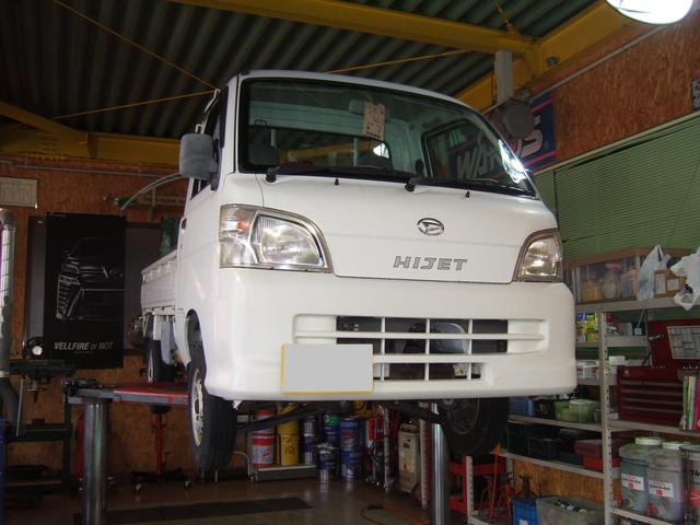 ハイゼットトラックの車検をさせて頂きました。