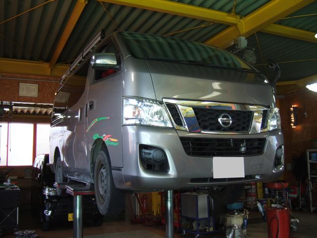 NV350キャラバンバンの車検をさせて頂きました。
