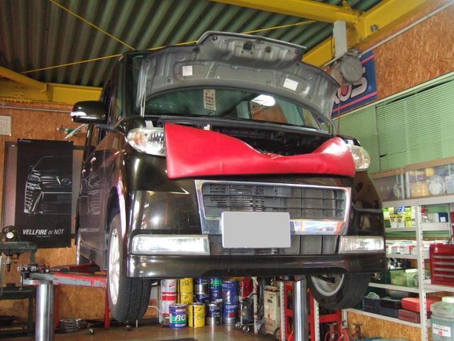 タントカスタムの車検をさせて頂きました。